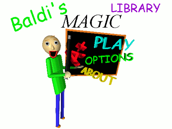 Baldi's Magic Library Game Cover