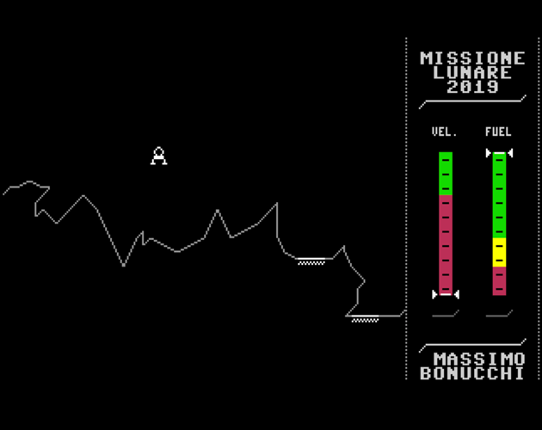Missione Lunare (Commodore 64) Game Cover