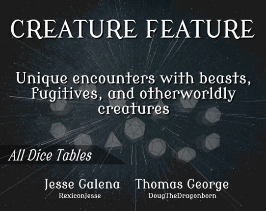 Creature Feature: Unique Encounters Game Cover