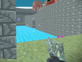 Pixel Blocky Combat Fortress Image