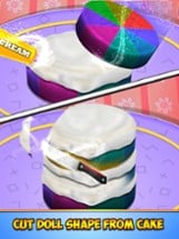 Rainbow Doll Cake Maker Image