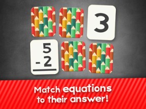 Subtraction Flash Cards Match Math Games for Kids Image