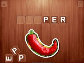 Vegetables. Spelling puzzle. Image