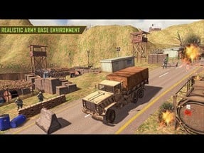 Army Car Truck Transport Game Image