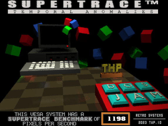 Super Trace Benchmark (2023) Game Cover