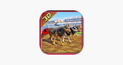 Race Dog Racer Simulator 2016 – Virtual Racing Championship with Real Police Dogs Image