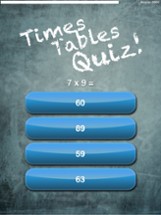 Times Tables Quiz! Image