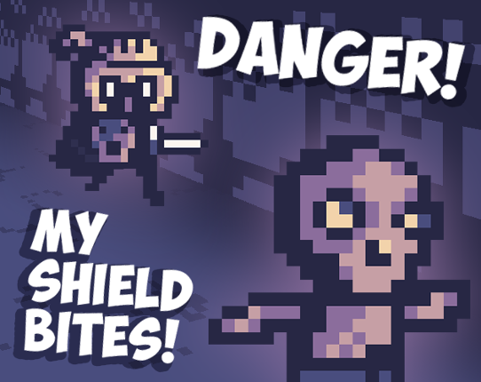 Danger! My shield bites! Game Cover