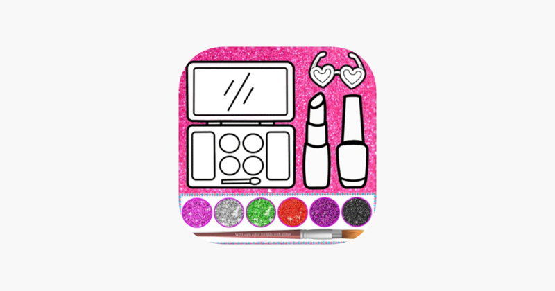 Glitter beauty coloring book Game Cover