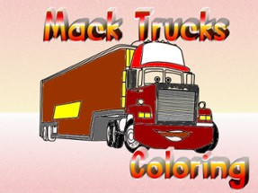 Mack Trucks Coloring Image