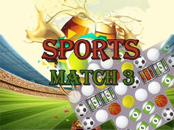 Sports Match 3 Deluxe Game Cover