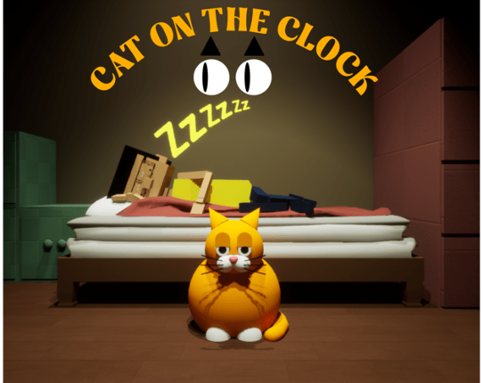 Cat on the clock- Under construction Game Cover