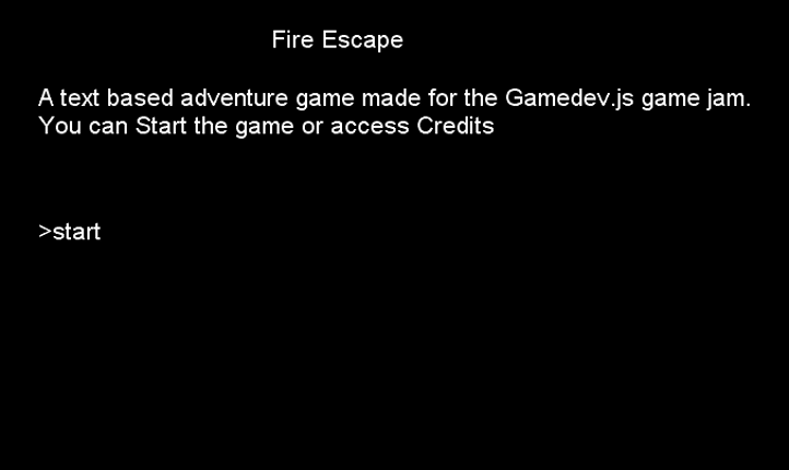 Fire Escape Mono Game Cover