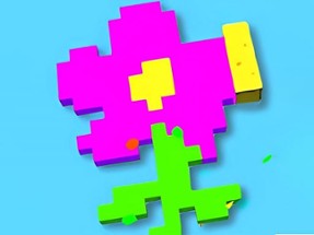Pixel Block 3D Image