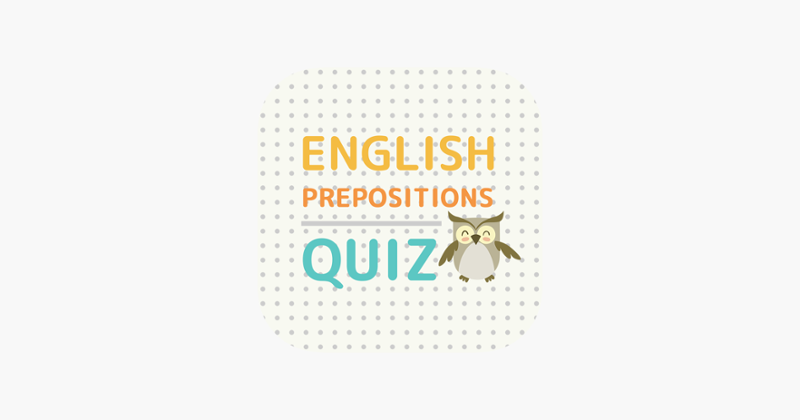 English Prepositions Quiz Game Cover