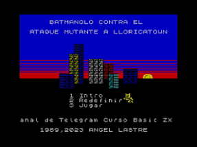 Batmanolo contra el ataque mutante a Lloricatown - ZX Spectrum 48k Image