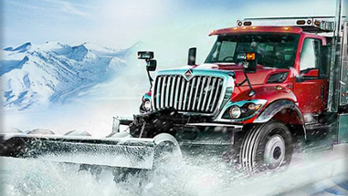 Snow Plow Truck Image