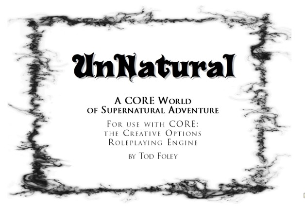 UnNatural Game Cover