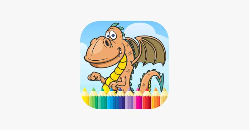 Dragon Dinosaur Coloring Book - Drawing and Painting Dino Game HD, All In 1 Animal Series Free For Kid Game Cover