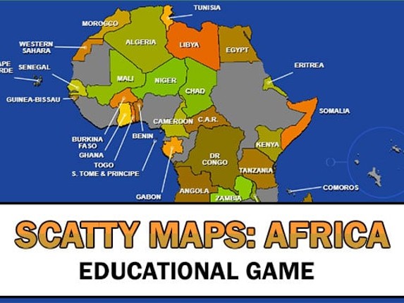 Scatty Maps Africa Game Cover