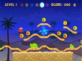 Creepy Mega Monster Escape Run and Jump 2d Free Game Image