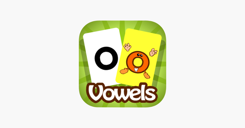 Meet the Vowels Flashcards Game Cover