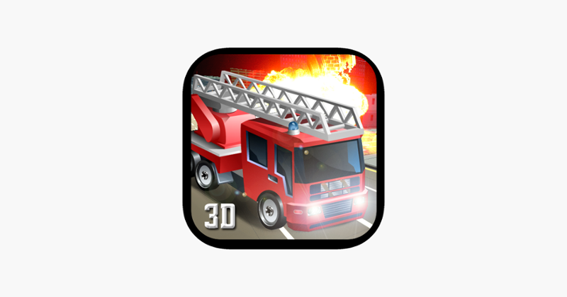 911 Rescue Fire Truck 3D Sim 2017 Game Cover