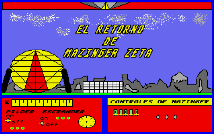 Mazinger Z versión Atari ST (STOS) 1989-1991 Game Cover