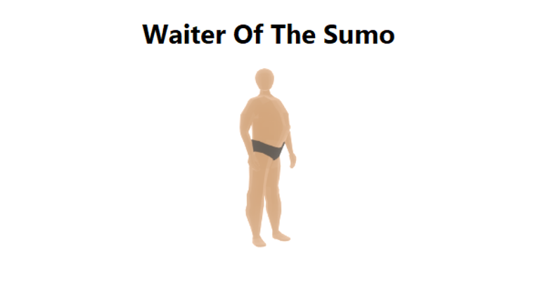 Waiter Of The Sumo Game Cover