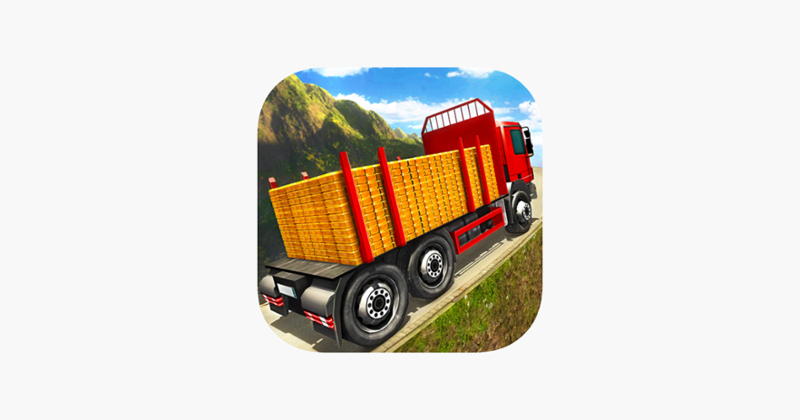 Gold Transporter Truck Drive Game Cover