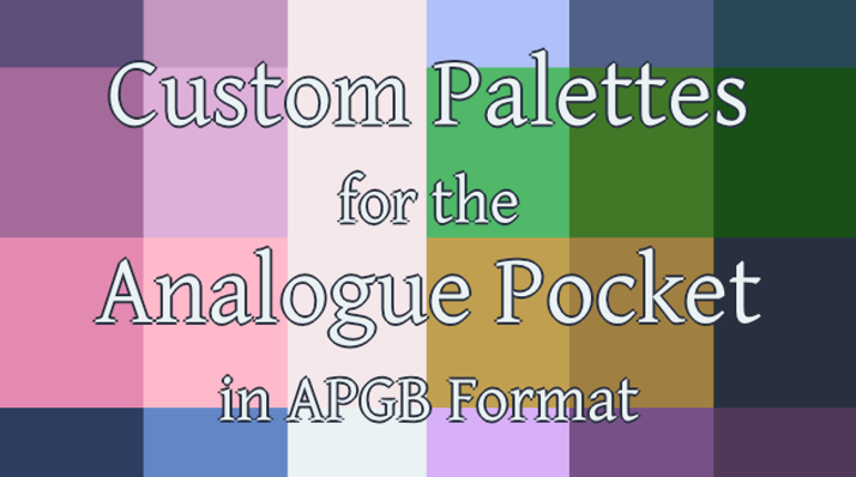 Analogue Pocket Palettes Game Cover