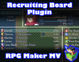 Recruiting Board plugin for RPG Maker MV Image