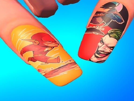 Superhero Nail Salon Game Cover