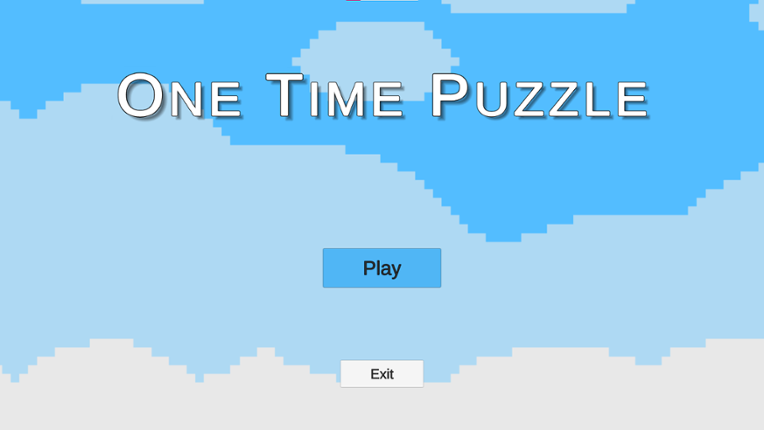 One Time Puzzle Game Cover