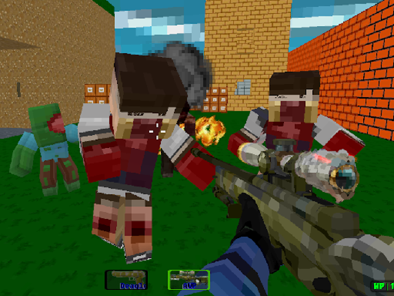 Blocky Combat Swat Zombie Survival 2022 Game Cover