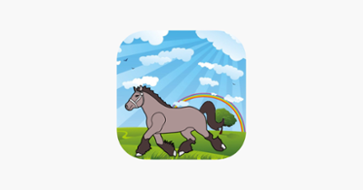 Coloring Book: Horses and Pony Image