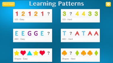 Learning Patterns - Pattern &amp; Logic Game for Kids Image