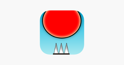 Red Bouncing Ball Spikes Free Image