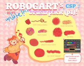 ROBOGART's Super Brush Pack! (P1 - P5) [CSP brushes, .sut files!] Image