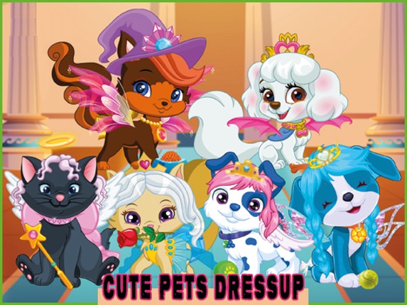 Cute Pets Summer Dress Up Game Cover