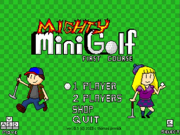 Mighty Mini Golf First Course Game Cover