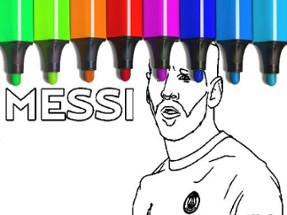 Messi Coloring Pages Image