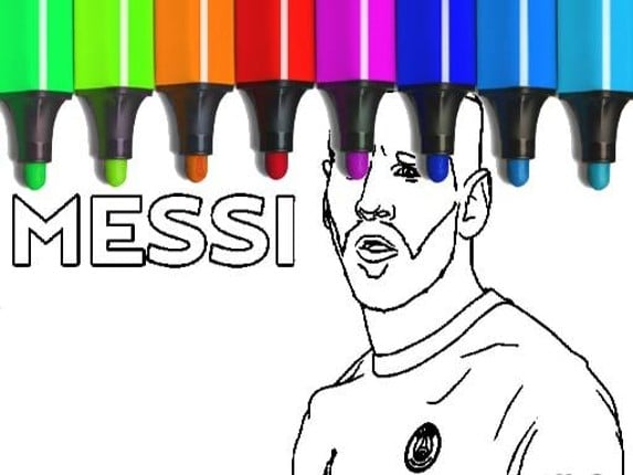 Messi Coloring Pages Game Cover