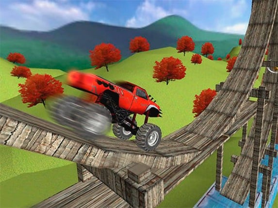 Monster Truck Stunt Madness Game Cover