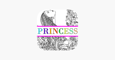 Princess Colorful - Coloring Book for Adults Image