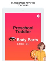 Body Parts Flashcard for babies and preschool Image