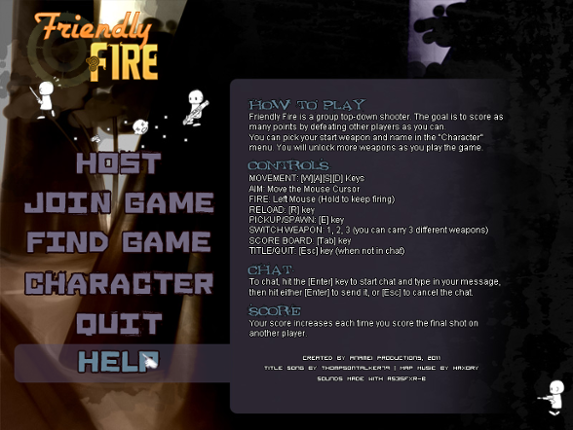 Friendly Fire Game Cover