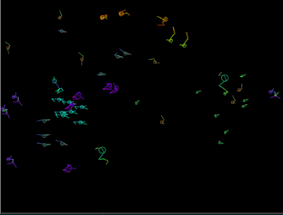 Polysporia: Swarming Evolution Simulator Image