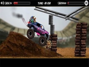 Monster Truck Hill Racing Simulation Image