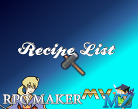 MV/MZ - Recipe List (Crafting System Ext.) Image